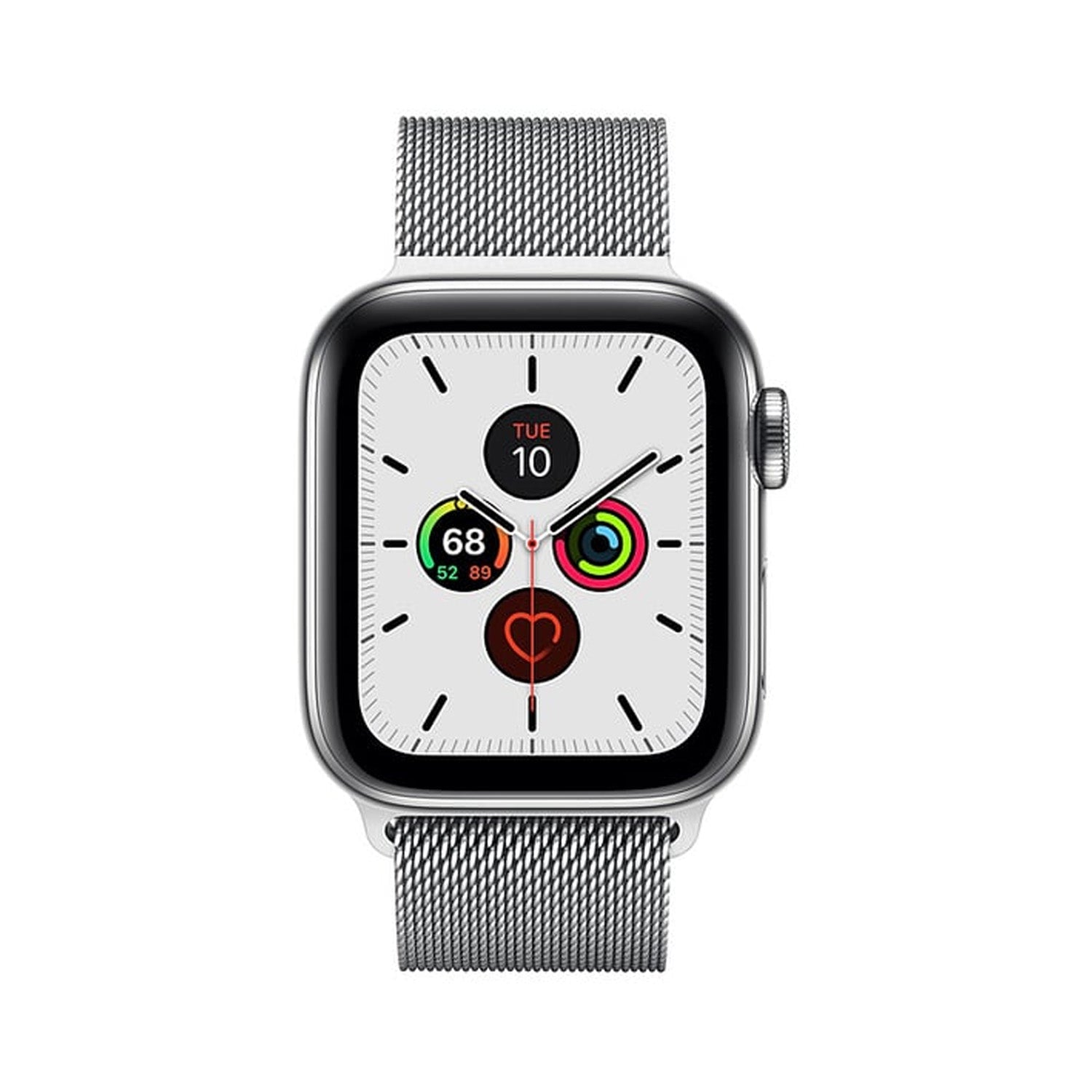 Apple Watch Series 5 Stainless Steel Case With Milanese Loop Silver - Dealt.AE